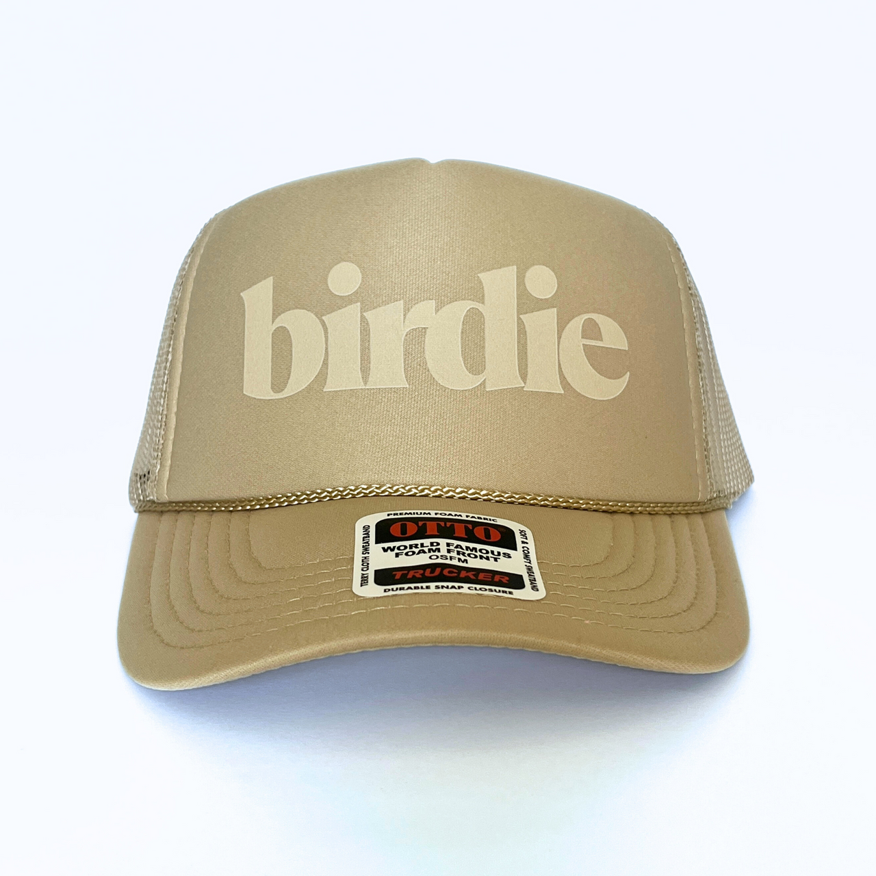 Monochrome Birdie Golf Trucker Hat